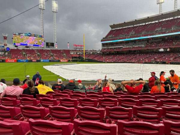 Great American Ball Park, section: 113, row: J, seat: 9