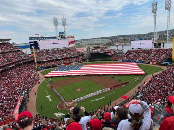 Great American Ball Park, section: 524, row: F, seat: 10