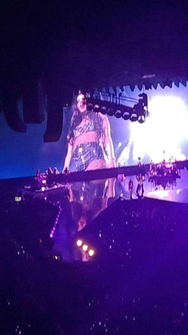The O2, London, section: 409, row: L, seat: 664