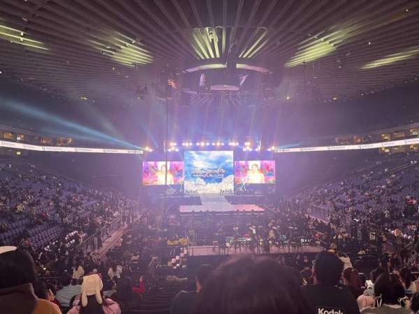 Oakland Arena, section: 108, row: 21, seat: 9