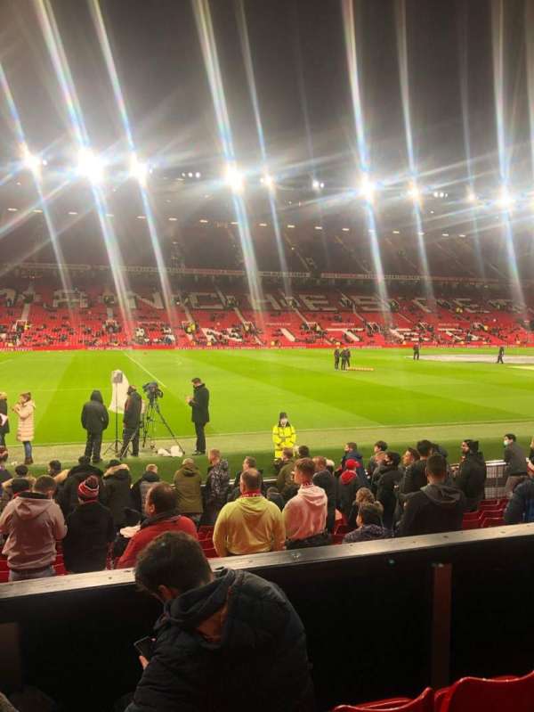 Old Trafford, section: S122, row: 4, seat: 214