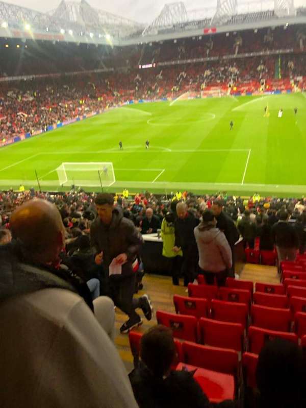 Old Trafford, section: W207, row: 30, seat: 140