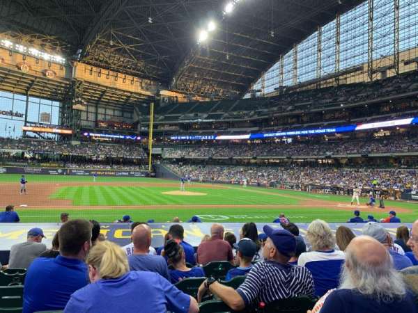 American Family Field, section: 122, row: 10, seat: 15