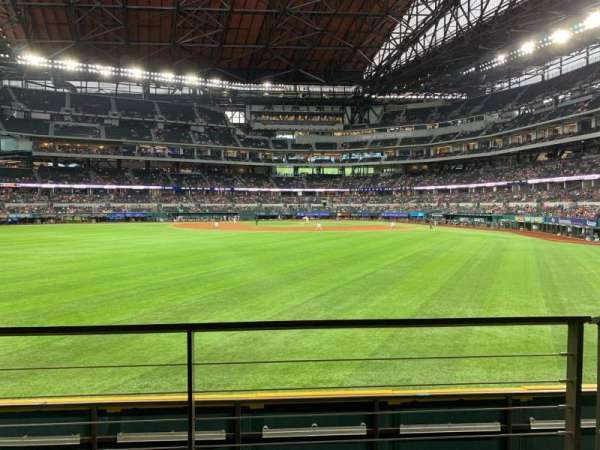 Globe Life Field, section: 29, row: 2, seat: 15
