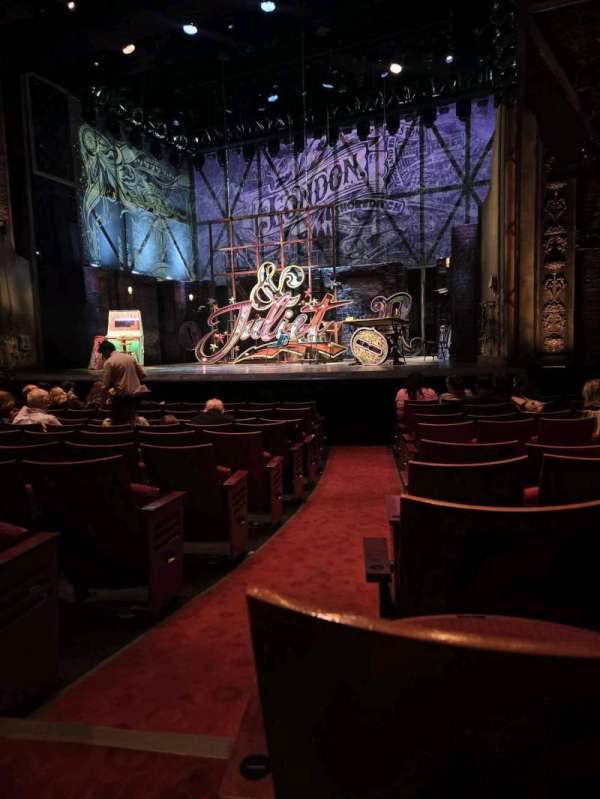 Stephen Sondheim Theatre, section: Orchestra R, row: K, seat: 2