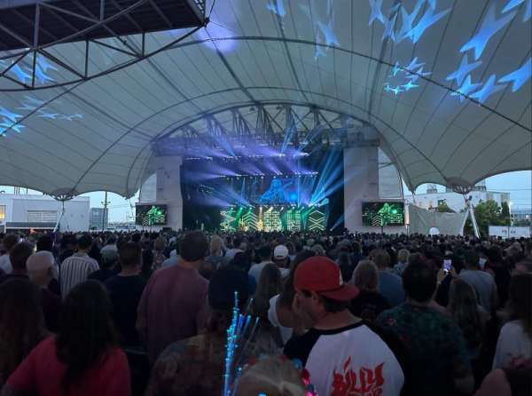 Leader Bank Pavilion, section: 5, row: G, seat: 10