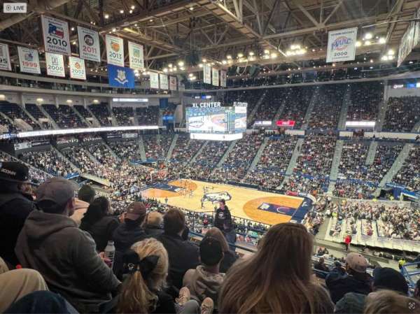PeoplesBank Arena, section: 213, row: H, seat: 8