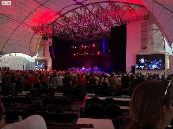 Leader Bank Pavilion, section: 1, row: EE, seat: 24