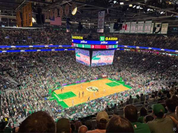 TD Garden, section: 319, row: 12, seat: 7