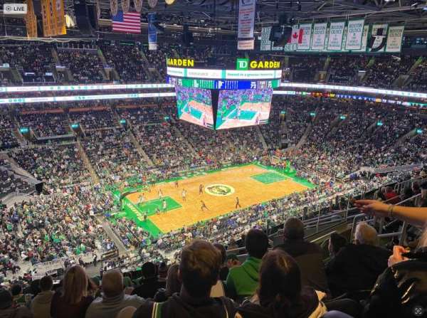 TD Garden, section: 319, row: 12, seat: 7