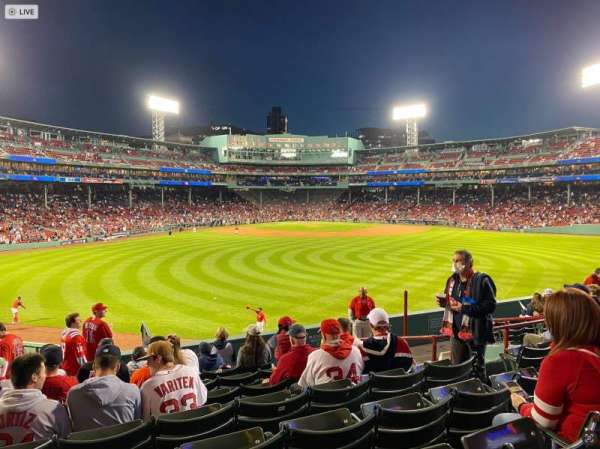 Fenway Park, section: Bleacher 37, row: 10, seat: 3