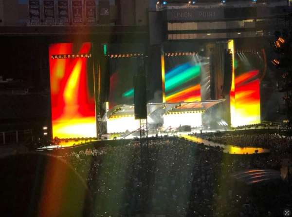 Gillette Stadium, section: 203, row: 6, seat: 5
