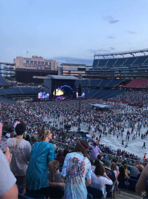 Gillette Stadium, section: 204, row: 10, seat: 1