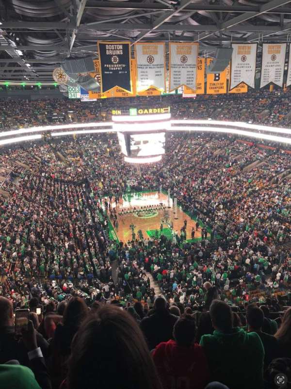 TD Garden, section: 325, row: 14, seat: 5
