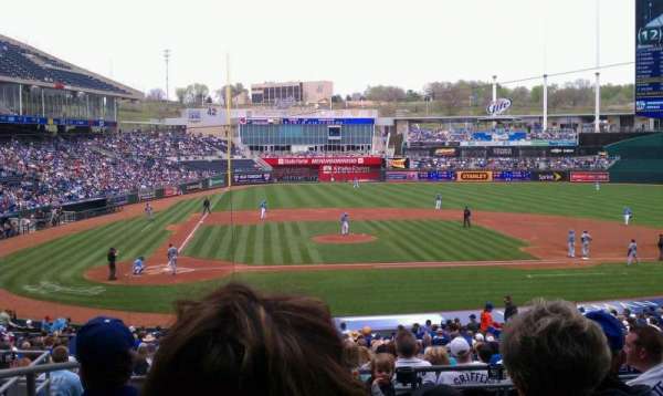 Kauffman Stadium, section: 232, row: gg, seat: 1