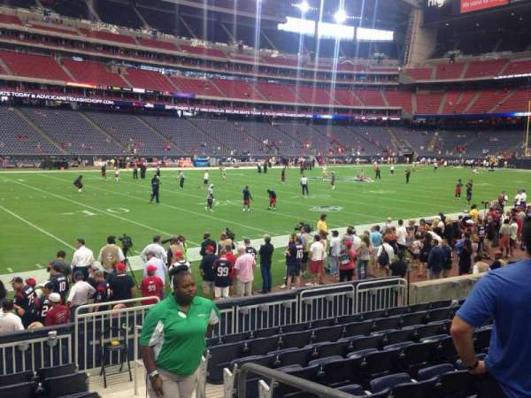NRG Stadium, section: 138, row: J, seat: 1