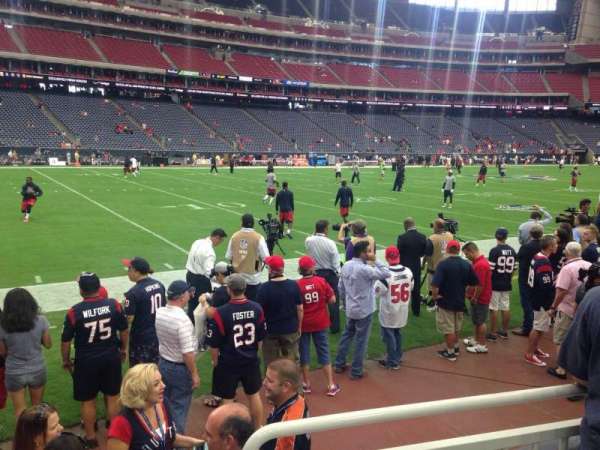 NRG Stadium, section: 139, row: B, seat: 1