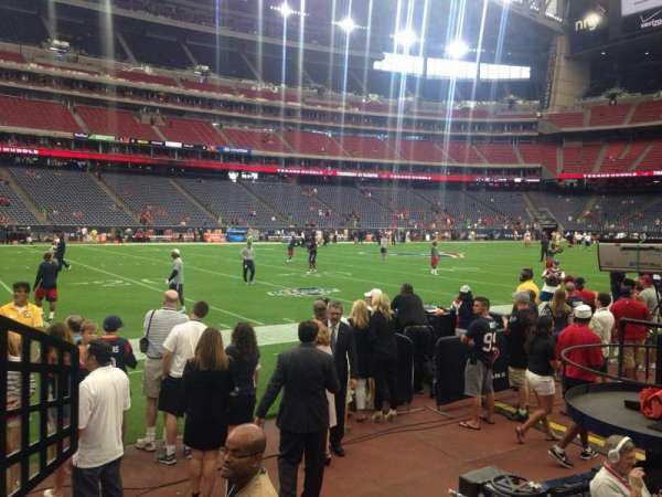 NRG Stadium, section: 140, row: A, seat: 1