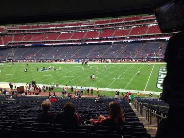 NRG Stadium, section: 103, row: JJ, seat: 23
