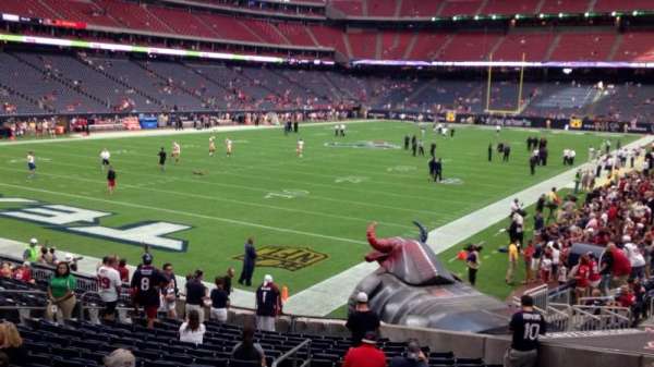 NRG Stadium, section: 113, row: U, seat: 17