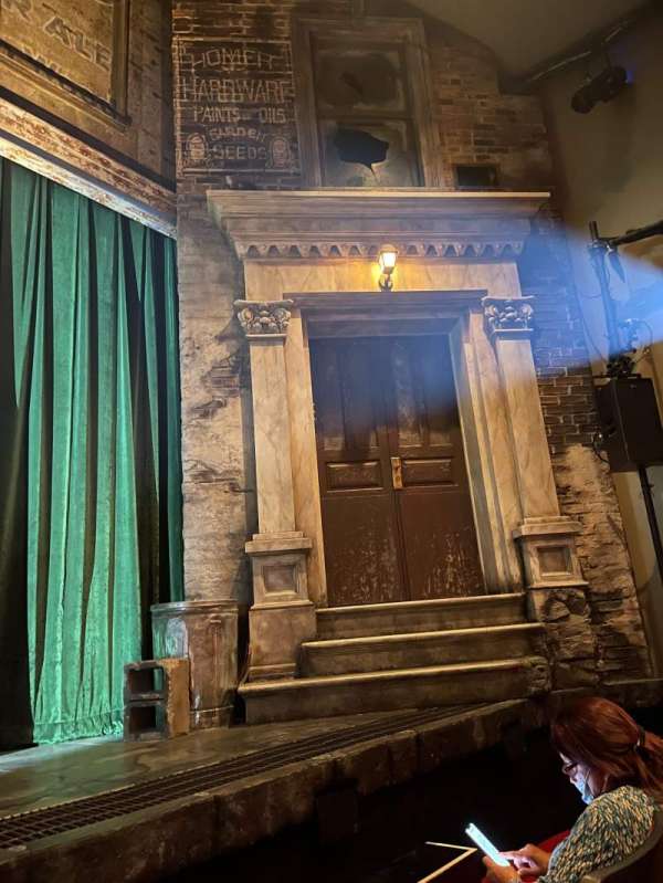Westside Theatre Upstairs, section: Orchestra C, row: B, seat: 105