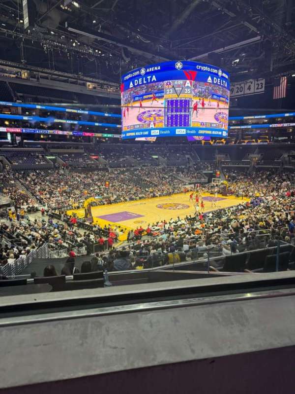 Crypto.com Arena, section: PR9, row: 7, seat: 1