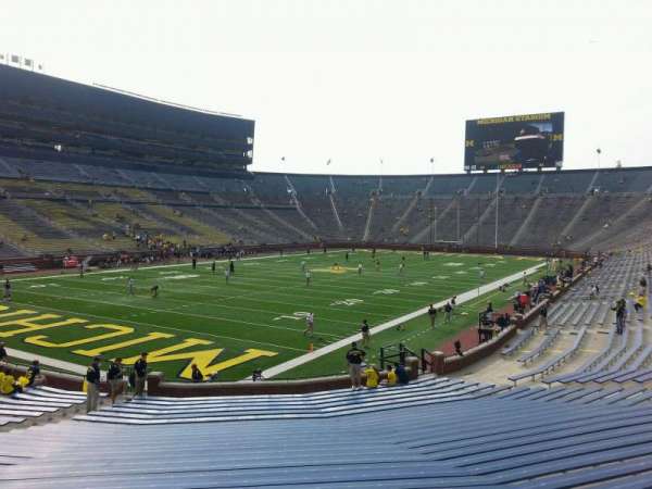 Michigan Stadium, section: 30, row: 30, seat: 10