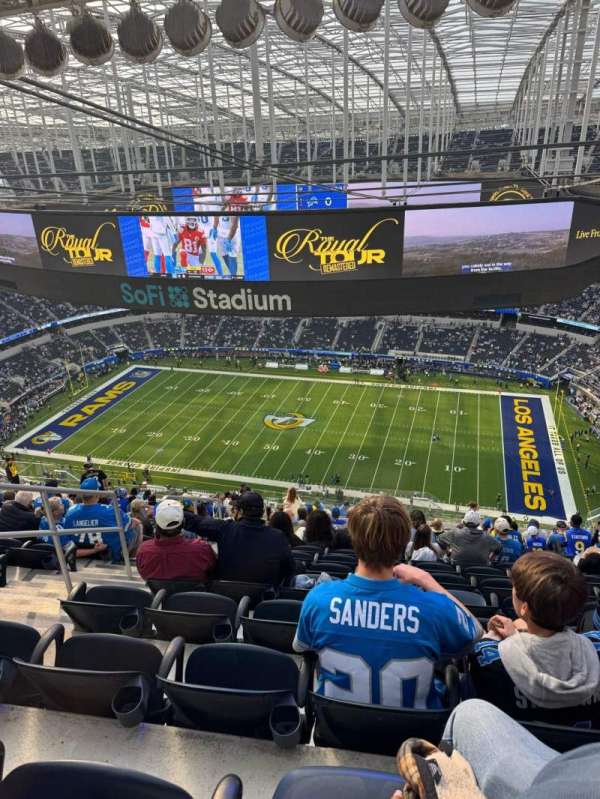 SoFi Stadium, section: 543, row: 19, seat: 16