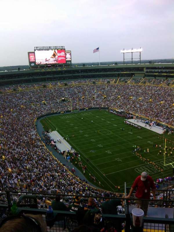 Lambeau Field, section: 738S, row: 11, seat: 11