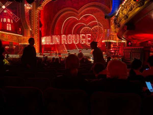 Al Hirschfeld Theatre, section: Orchestra R, row: P, seat: 18