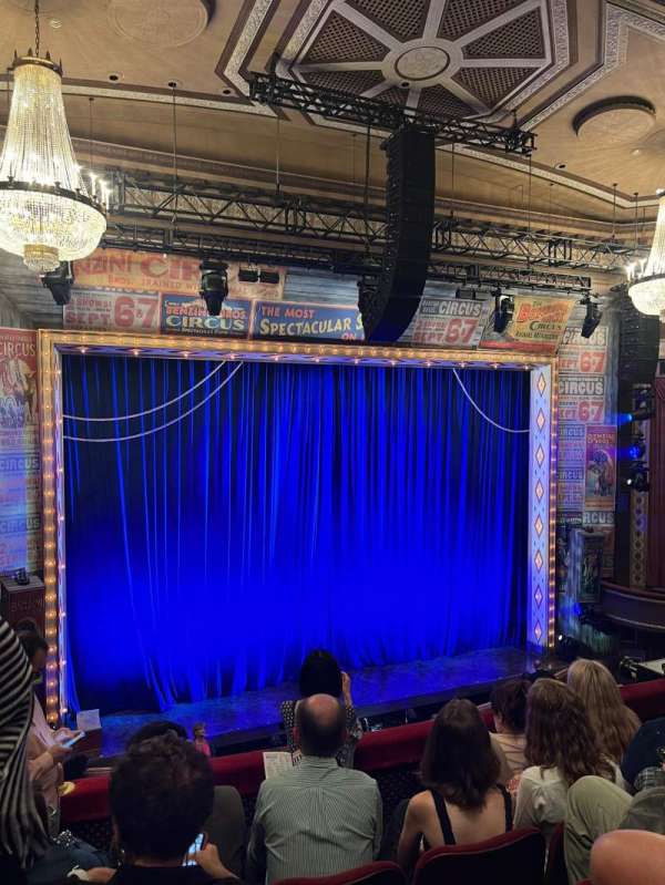 Imperial Theatre, section: Front Mezzanine L, row: E, seat: 212