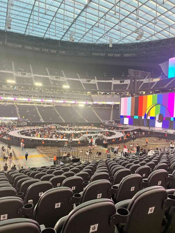 Allegiant Stadium, section: C134, row: 20, seat: 19