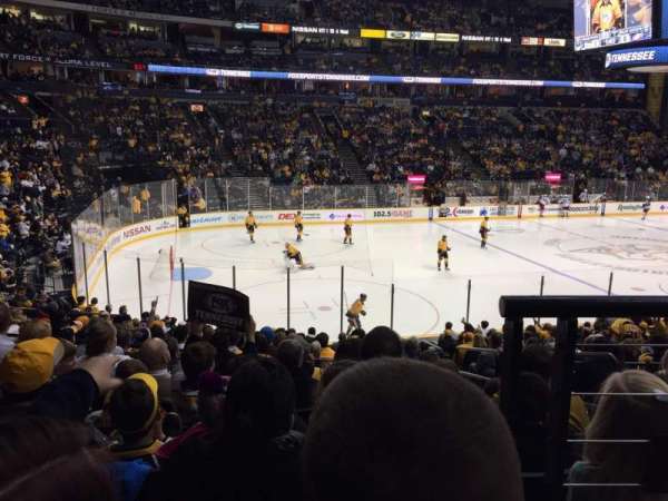 Bridgestone Arena, section: 103, row: H, seat: 1