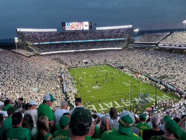Beaver Stadium, section: NJU, row: 86, seat: 20