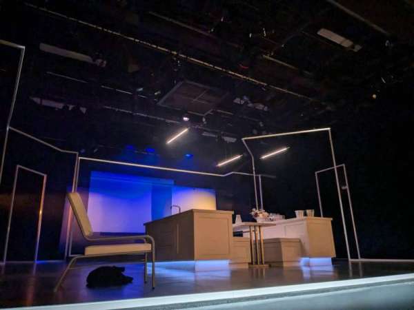 Marylebone Theatre, section: Stalls, row: AA, seat: 18