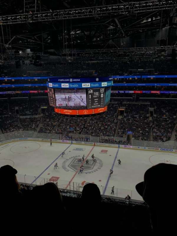 Crypto.com Arena, section: 317, row: 3, seat: 3