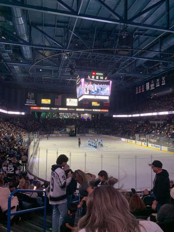 Toyota Arena, section: 111, row: M, seat: 24