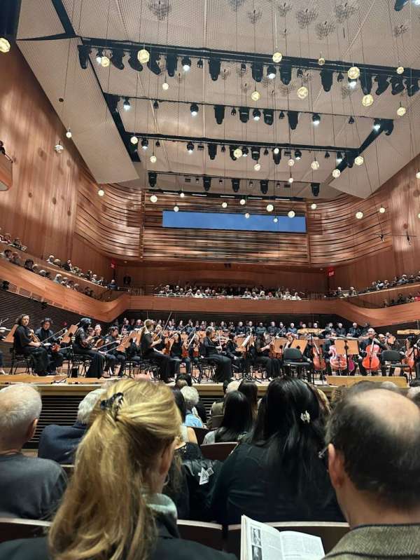 David Geffen Hall, section: Orchestra C, row: H, seat: 102