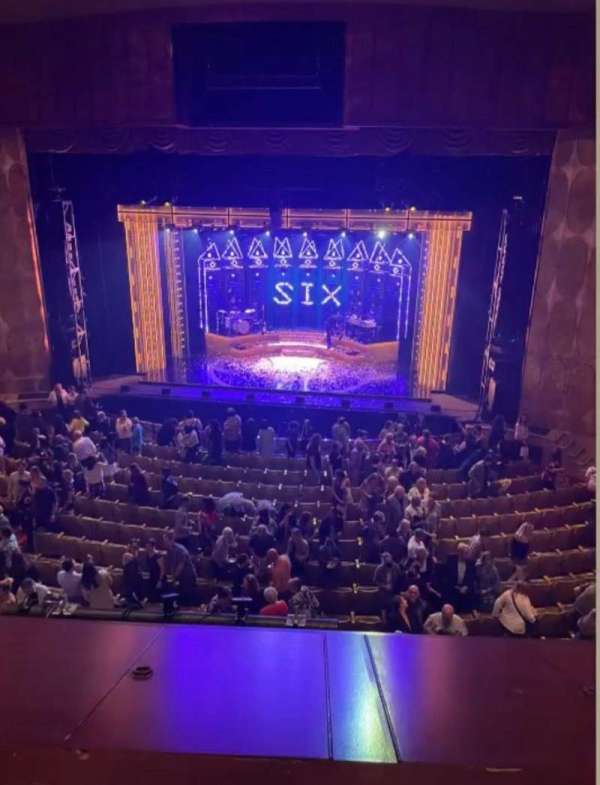 Fisher Theatre, section: Loge RC, row: A, seat: 108