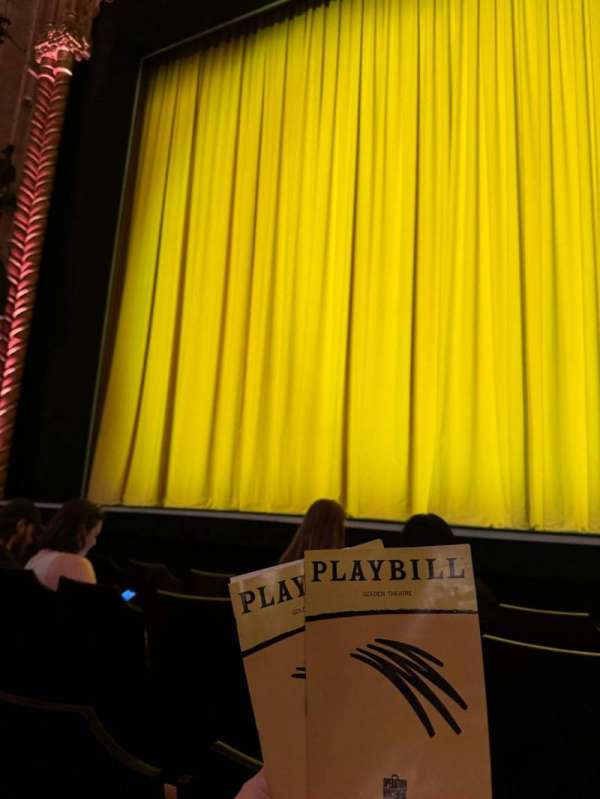 John Golden Theatre, section: Orchestra C, row: D, seat: 110