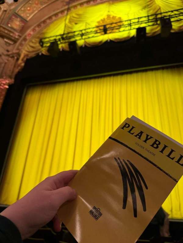 John Golden Theatre, section: Orchestra C, row: F, seat: 106