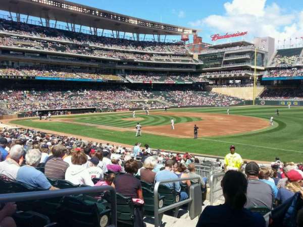 Target Field, section: 104, row: 26, seat: 19