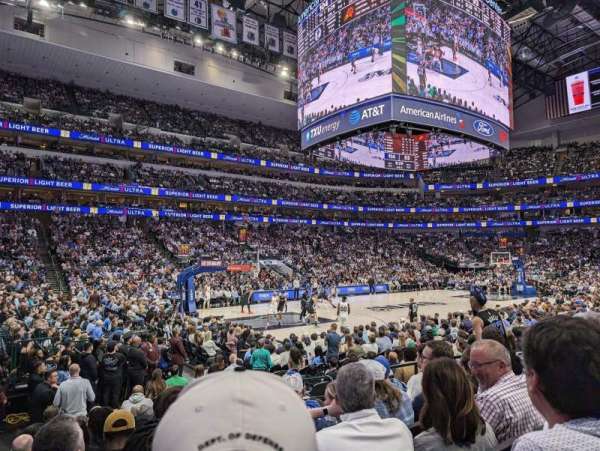 American Airlines Center, section: 109, row: K, seat: 9
