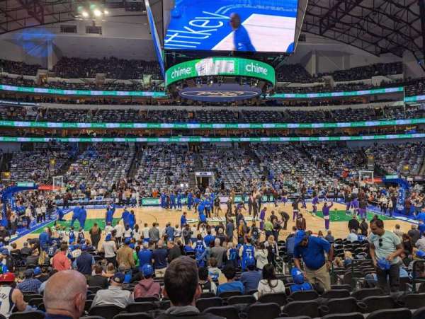 American Airlines Center, section: 107, row: P, seat: 7