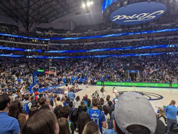 American Airlines Center, section: 107, row: G, seat: 1