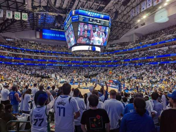 American Airlines Center, section: 102, row: L, seat: 8