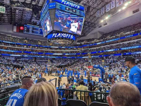 American Airlines Center, section: 103, row: D, seat: 1