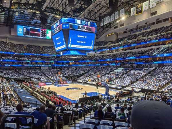 American Airlines Center, section: 114, row: V, seat: 18