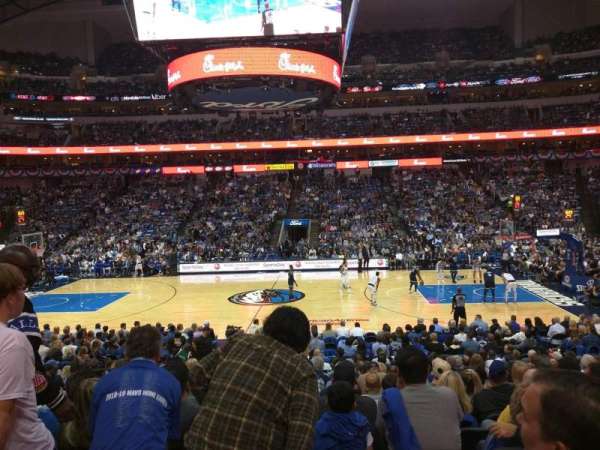 American Airlines Center, section: 106, row: S, seat: 12