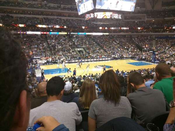American Airlines Center, section: 108, row: X, seat: 12